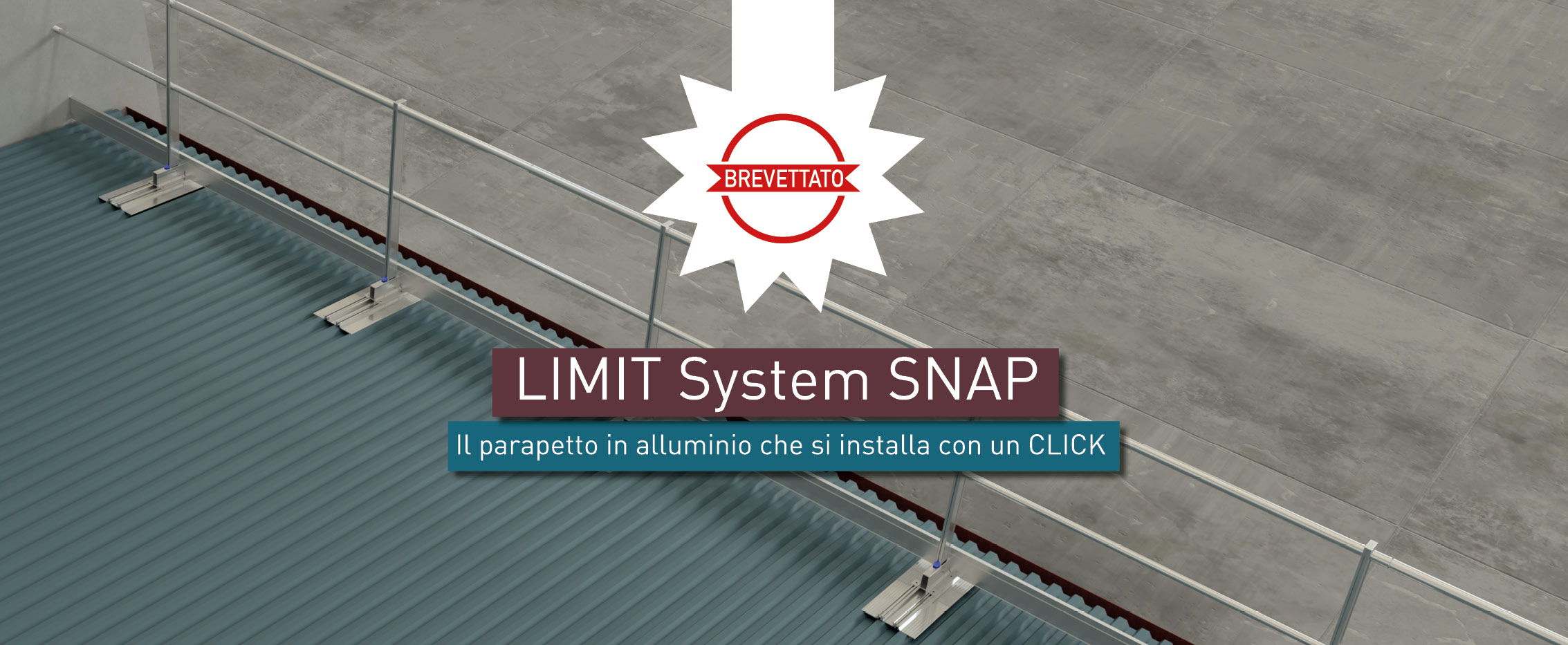 Parapetto Anticaduta Limit System Snap