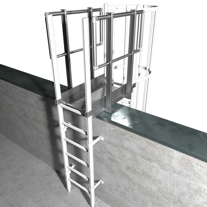 Passerella per scala di discesa Passerella per scala di discesa