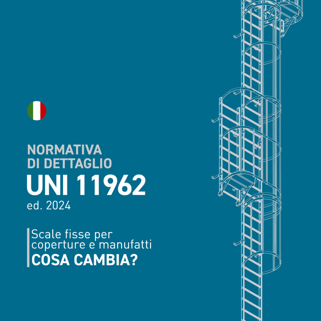 UNI 11962: NUOVA NORMATIVA TECNICA PER LE SCALE FISSE